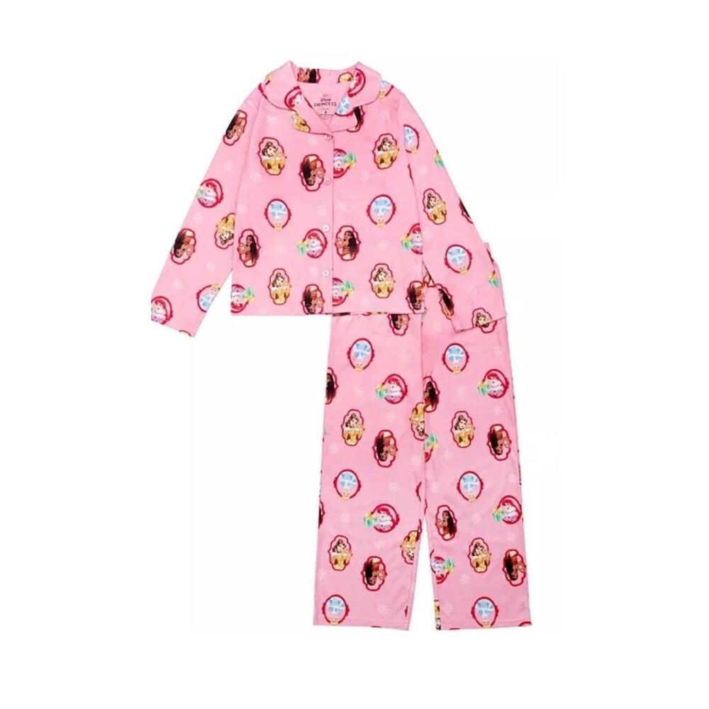 Disney Princess Girls' Toddler 4T Printed Top and Pants Pajama, 2-Piece Set
